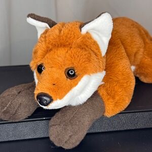 FAO‎ Schwarz Fox Plush 22" Stuffed Animal Lounger Cuddly Soft Toy Kids Lovey